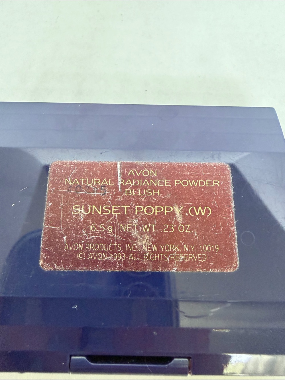 Vintage Discontinued Avon Natural Radiance Powder Blush Sunset Poppy 0.23 oz - Picture 4 of 5